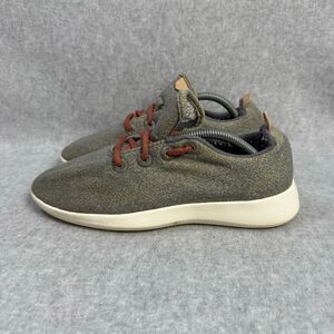 Allbirds Wool Runners Womens Size 7 Grey White Low Top Casual Running Sneakers
